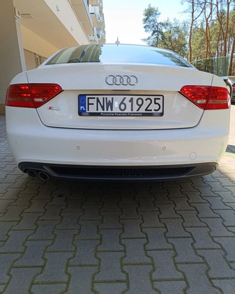 Audi A5 cena 46900 przebieg: 143992, rok produkcji 2012 z Wyszogród małe 154